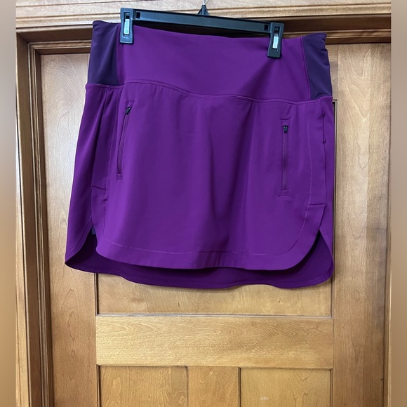 Athleta Pants - Athleta Purple Fairway High Rise Golf Skort 16” Size 1X